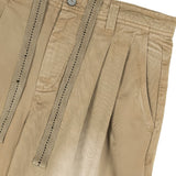Pantaloncini con coulisse in marrone Erl - unisex 