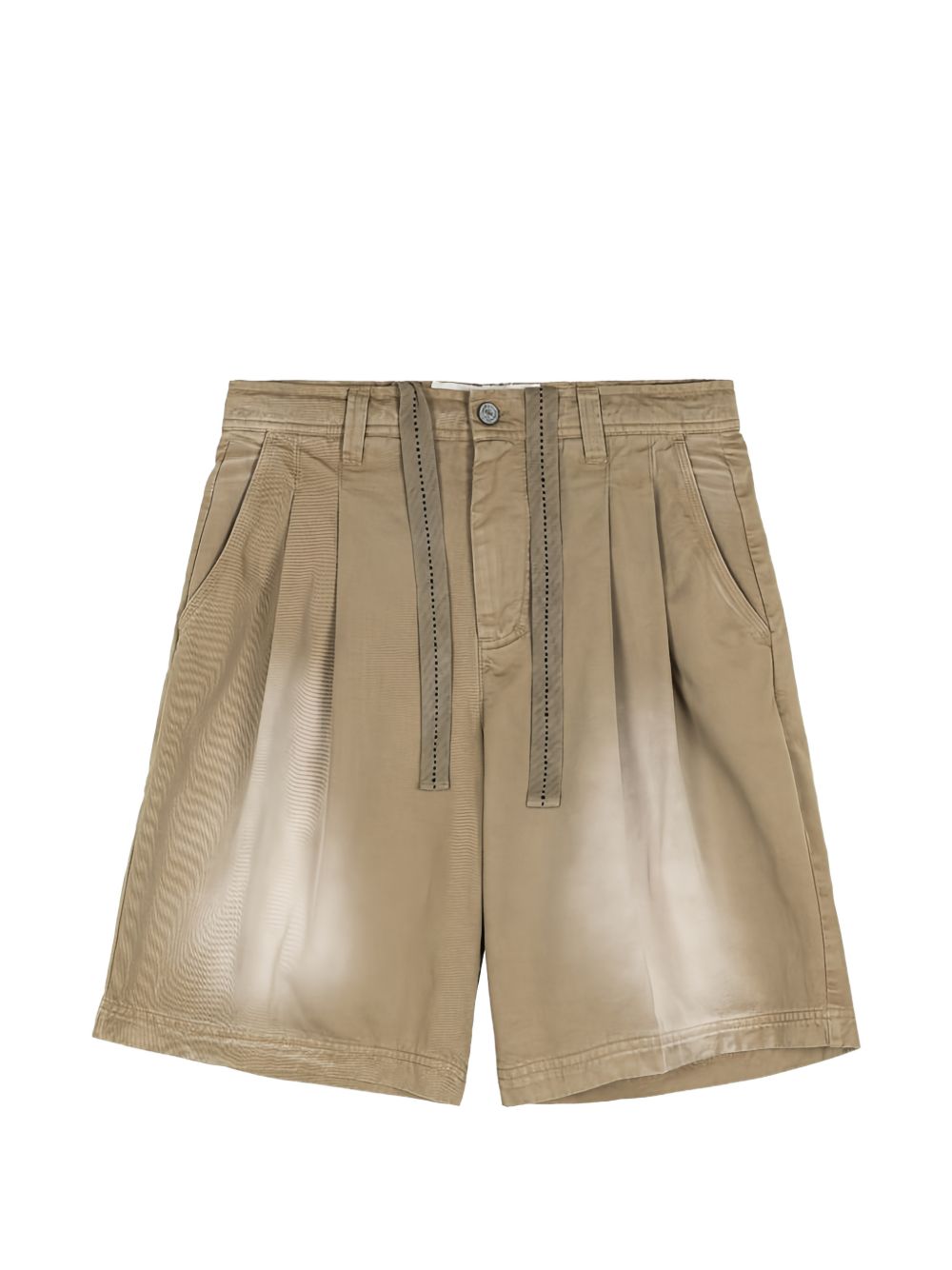 Pantaloncini con coulisse in marrone Erl - unisex 