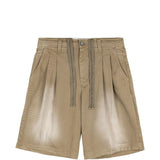 Pantaloncini con coulisse in marrone Erl - unisex 