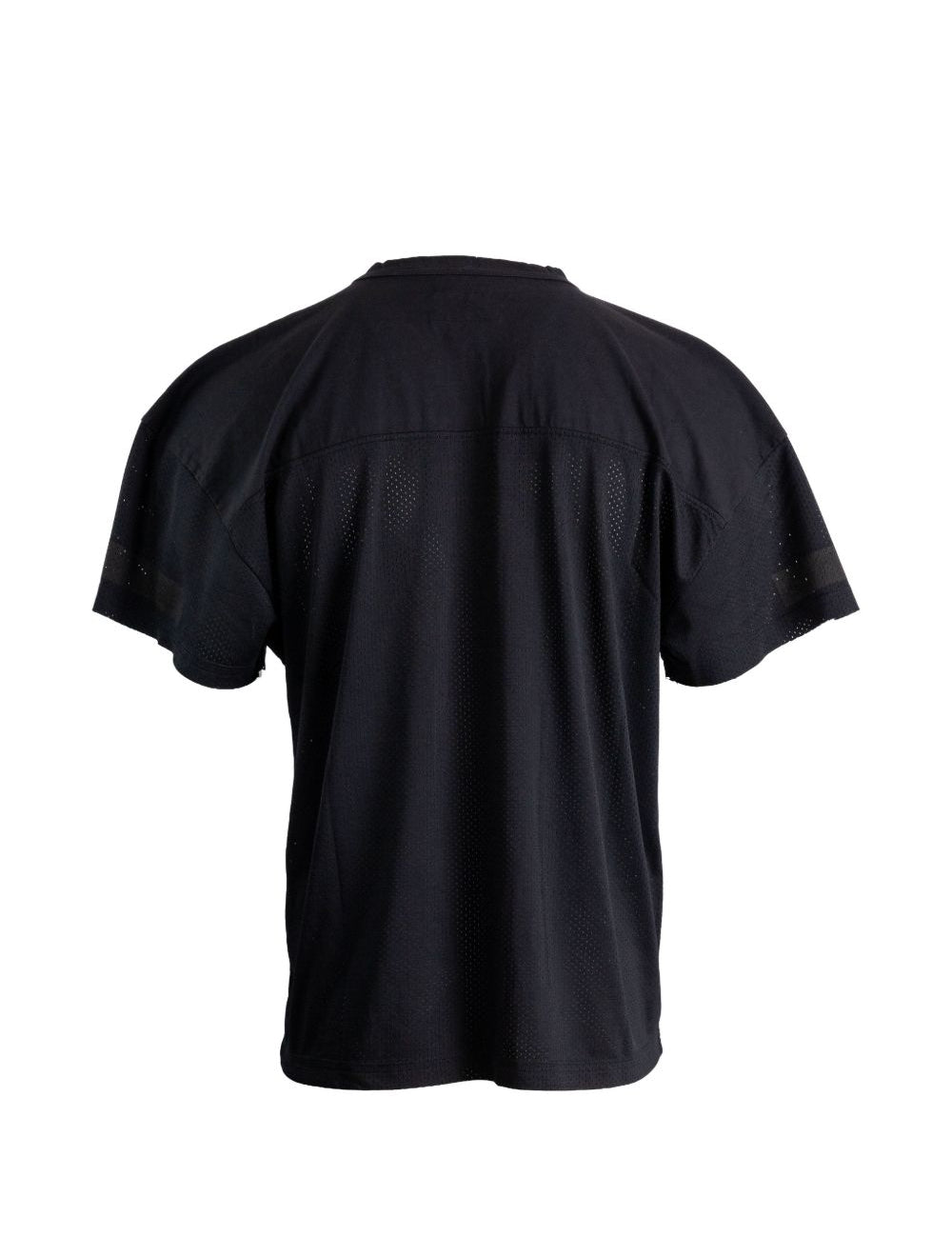 T-shirt con scollo a v in nero Erl - unisex 