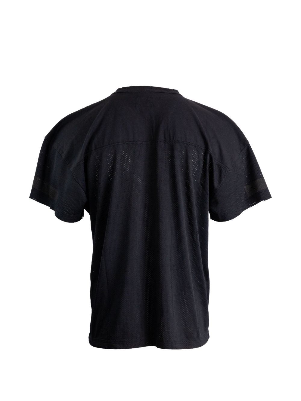 T-shirt con scollo a v in nero Erl - unisex 