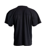 T-shirt con scollo a v in nero Erl - unisex 