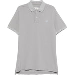 Polo con bottoni in grigio Erl - unisex 