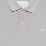 Polo con bottoni in grigio Erl - unisex 