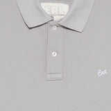 Polo con bottoni in grigio Erl - unisex 