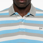 Polo a righe in blu Erl - unisex 