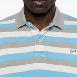 Polo a righe in blu Erl - unisex 