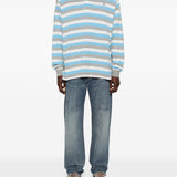 Polo a righe in blu Erl - unisex 