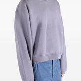 Felpa ricamata in viola Erl - unisex 