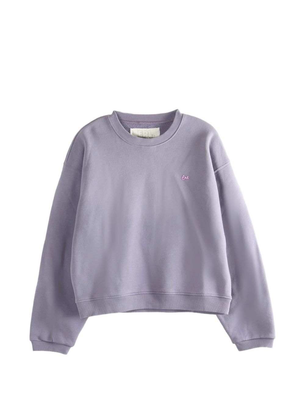 Felpa ricamata in viola Erl - unisex 