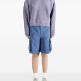 Felpa ricamata in viola Erl - unisex 