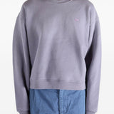 Felpa ricamata in viola Erl - unisex 