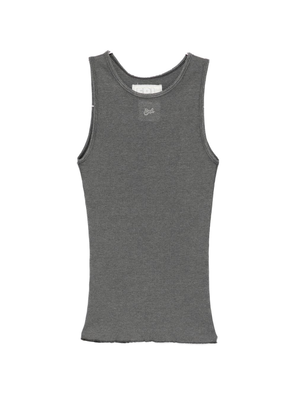 Top a costine in grigio Erl - unisex 