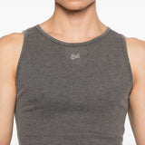 Top a costine in grigio Erl - unisex 
