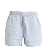 Boxer a quadri in blu Erl - unisex 
