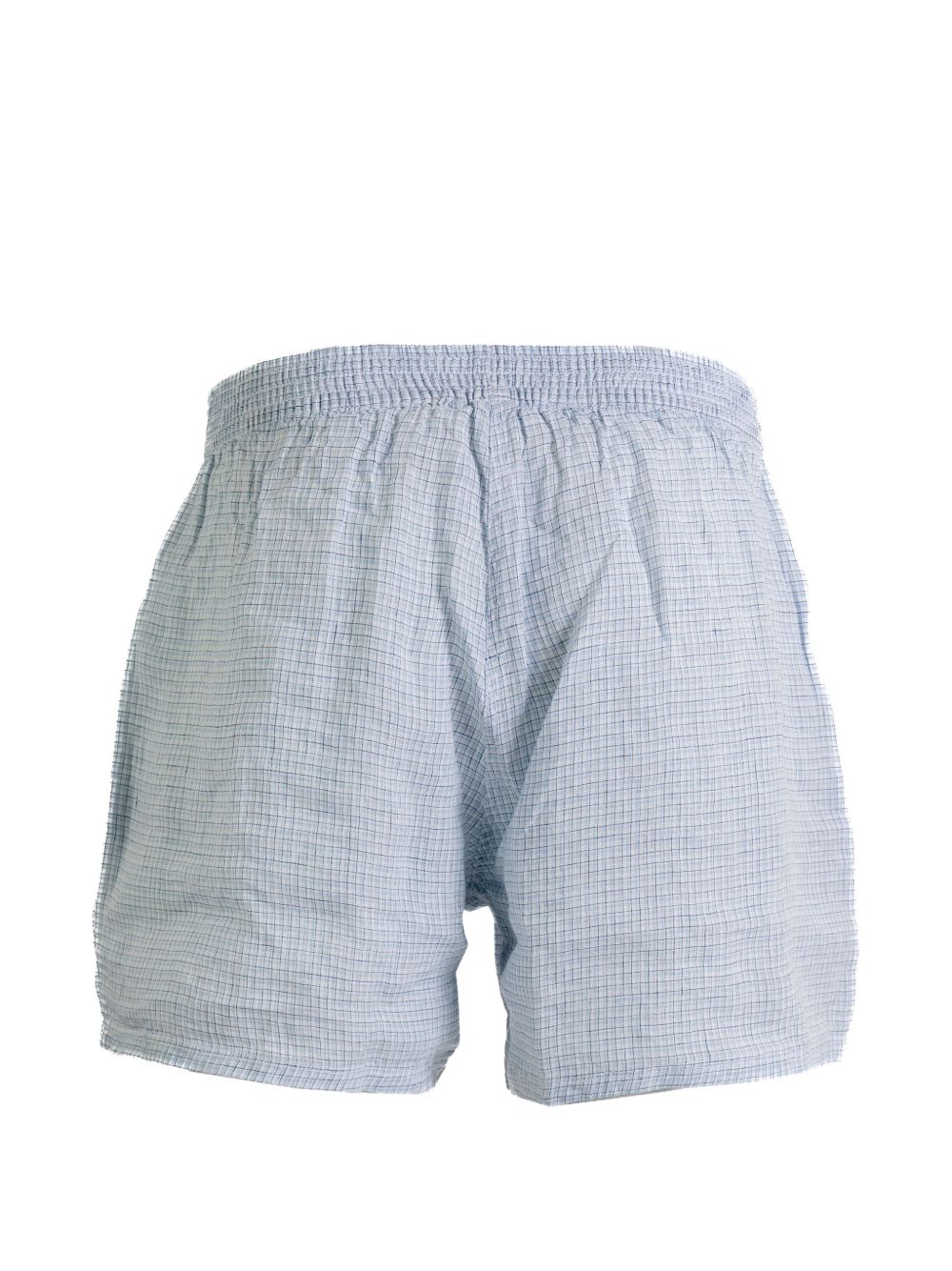 Boxer a quadri in blu Erl - unisex 