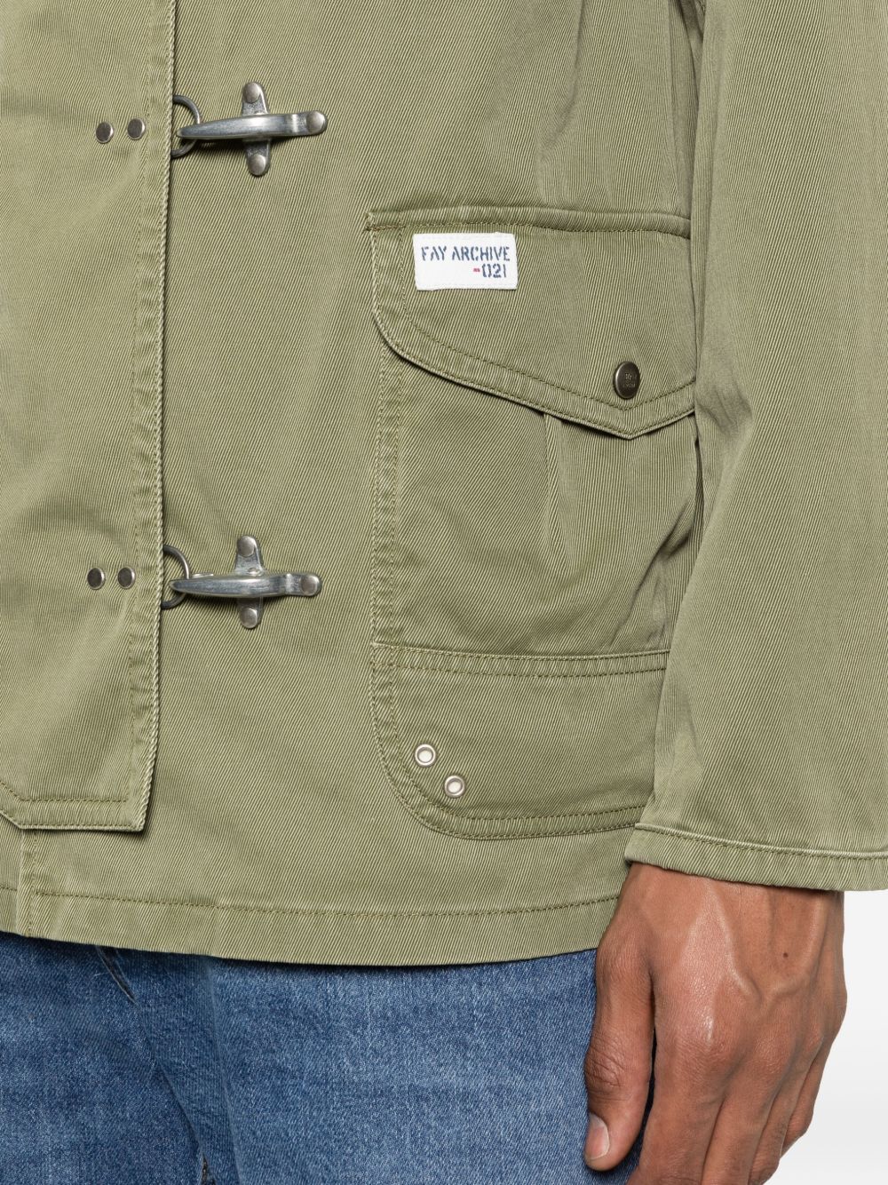 Giacca 4 Ganci in verde Fay - uomo 