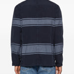 Giacca 4 Ganci a righe in blu Fay - uomo 