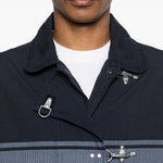 Giacca 4 Ganci a righe in blu Fay - uomo 