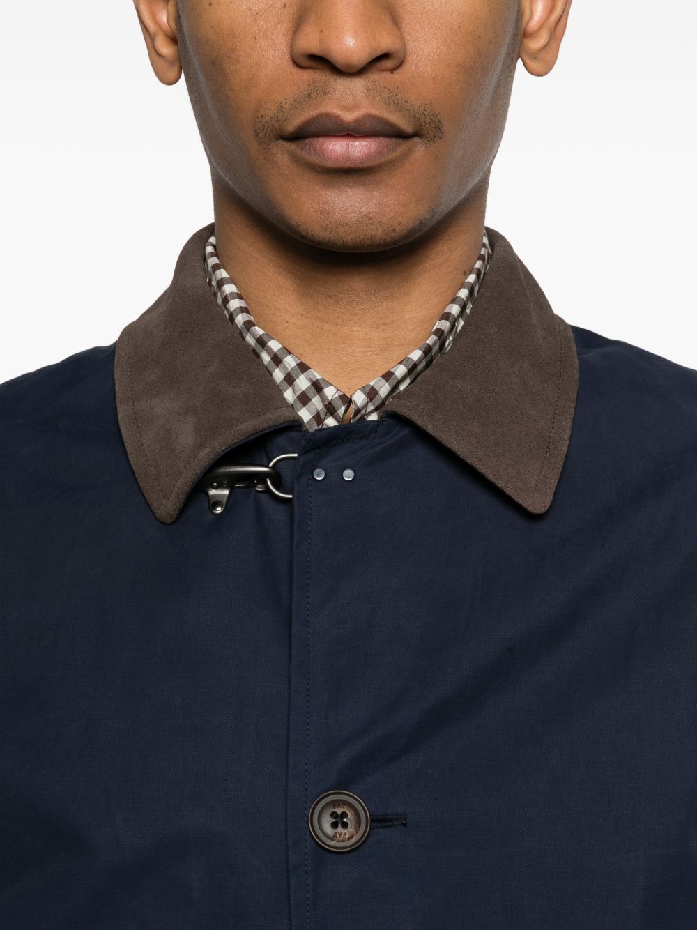 Impermbeabile con bottoni in blu Fay - uomo 