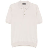Polo con bottoni in bianco Fay - uomo 
