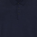 Polo con bottoni in blu Fay - uomo 