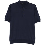 Polo con bottoni in blu Fay - uomo 