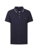 Polo aderente in blu Fay - uomo