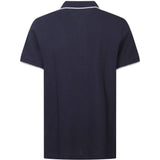 Polo aderente in blu Fay - uomo 