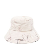 Cappello bucket con logo bamboo in beige Feng chen wang - uomo 