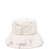 Cappello bucket con logo bamboo in beige Feng chen wang - uomo 