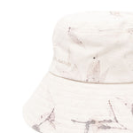 Cappello bucket con logo bamboo in beige Feng chen wang - uomo 