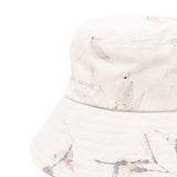 Cappello bucket con logo bamboo in beige Feng chen wang - uomo 