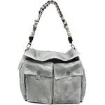 Borsa con manico intrecciato in grigio Feng chen wang - unisex 