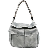 Borsa con manico intrecciato in grigio Feng chen wang - unisex 