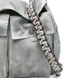Borsa con manico intrecciato in grigio Feng chen wang - unisex 