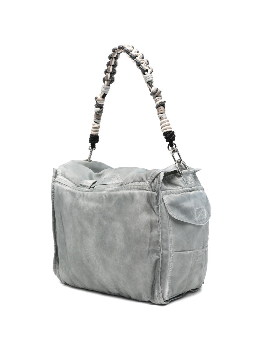 Borsa con manico intrecciato in grigio Feng chen wang - unisex 