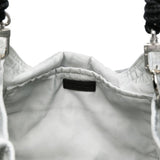 Borsa con manico intrecciato in grigio Feng chen wang - unisex 