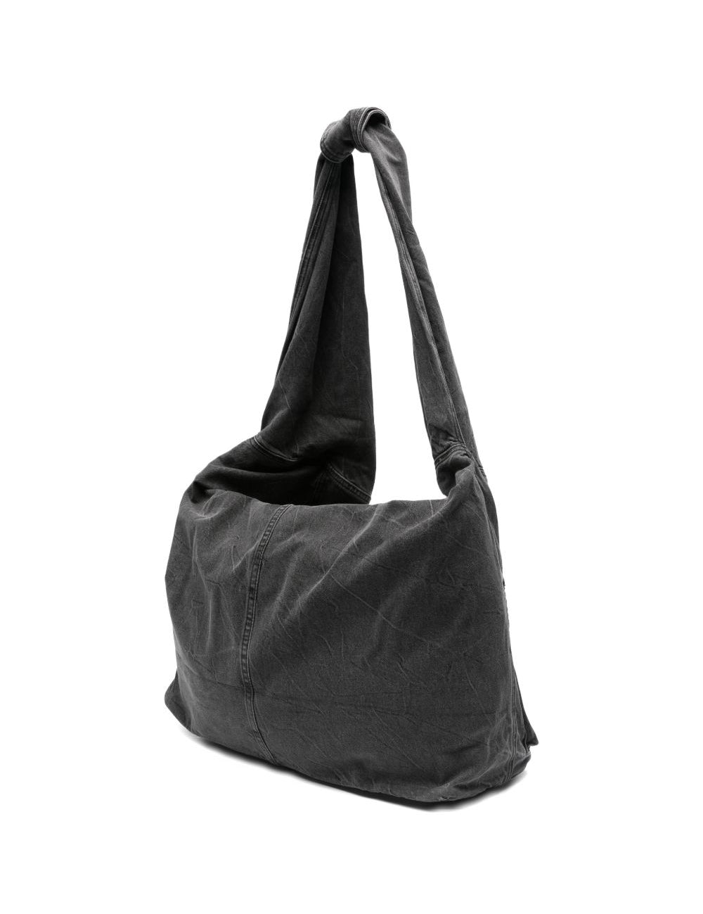 Borsa a spalla con tasche in grigio Feng Chen Wang - uomo 