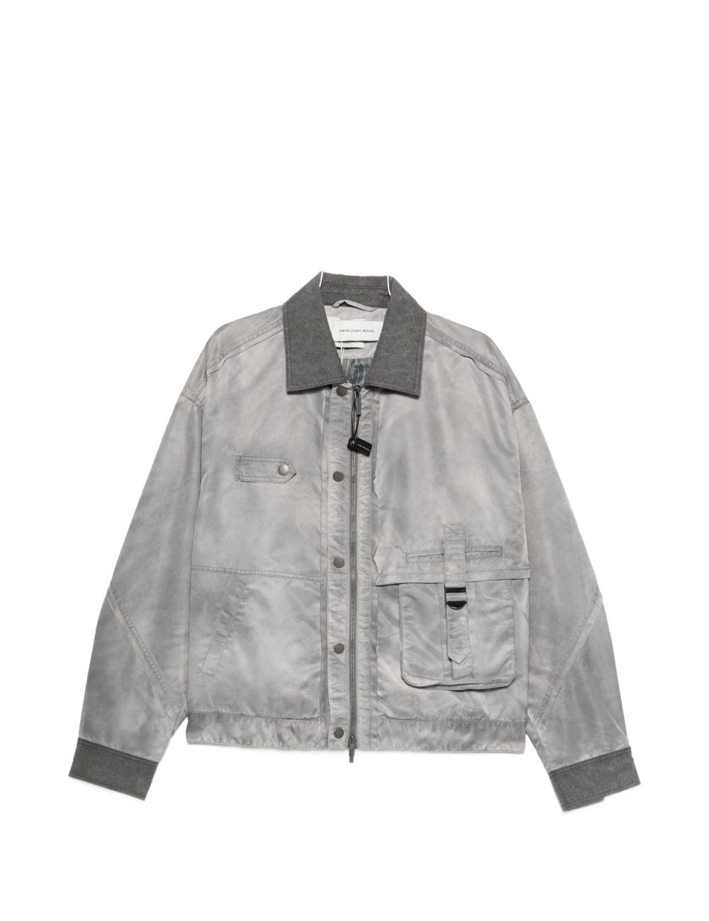 Giacca bomber con tasche in grigio Feng Chen Wang - uomo 