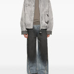 Giacca bomber con tasche in grigio Feng Chen Wang - uomo 