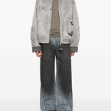 Giacca bomber con tasche in grigio Feng Chen Wang - uomo 
