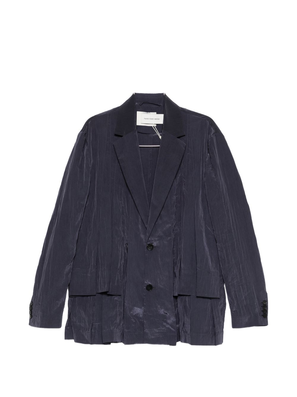 Blazer monopetto in blu Feng Chen Wang - uomo 