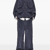 Giacca bomber cargo in blu Feng Chen Wang - uomo 