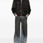Giacca bomber con tasche in nero Feng Chen Wang - uomo 