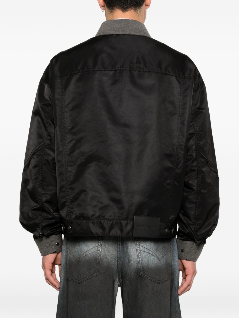 Giacca bomber con tasche in nero Feng Chen Wang - uomo 