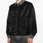 Giacca bomber con tasche in nero Feng Chen Wang - uomo 