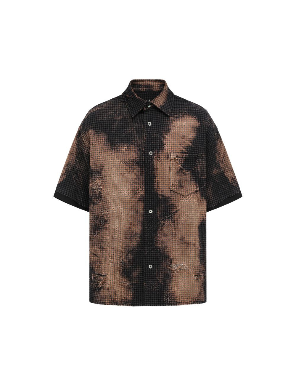 Camicia a maniche corte con stampa multicolore Feng chen wang - uomo 