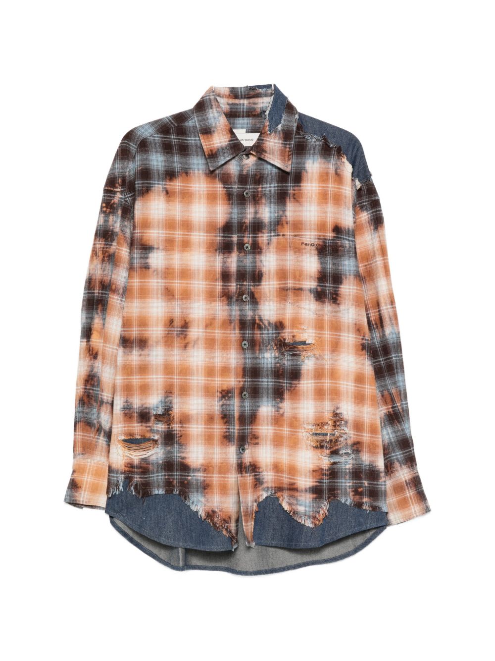 Camicia a quadri multicolore Feng chen wang - uomo 