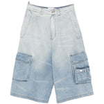Pantaloncini con tasche cargo in blu Feng chen wang - uomo 